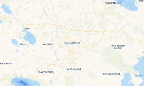 Regenradar Vorschaubild - Aktuelle Niederschläge in Braunschweig und Umgebung