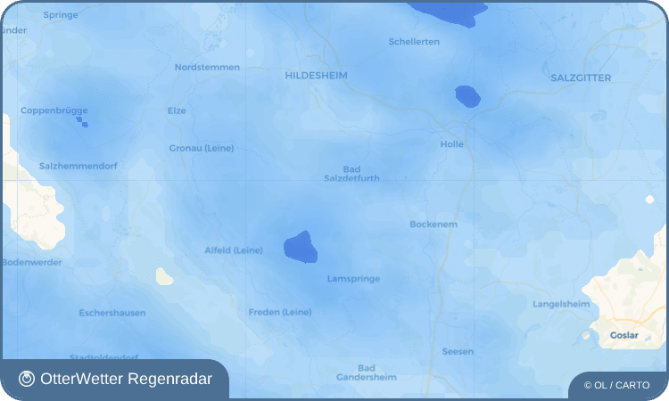 OtterWetter Regenradar-Widget Breinum