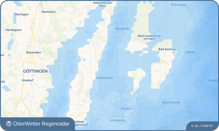OtterWetter Regenradar-Widget Breitenberg