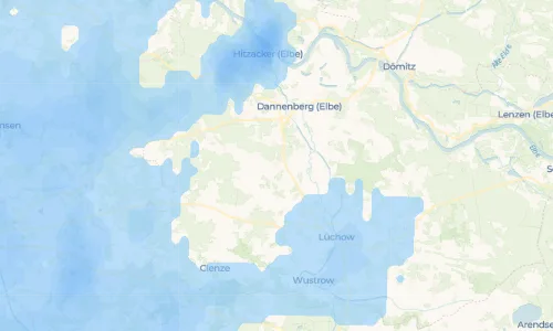 Regenradar Breselenz: aktuelle Niederschläge in Breselenz und Umgebung, Stand 20. Oktober 2026 um 3:05 Uhr
