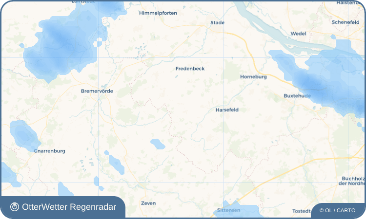 Wetter-Widget-Vorschau mit Vorhersagedaten für Brest
