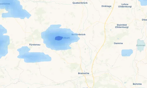 Regenradar Vorschaubild - Aktuelle Niederschläge in Brickwedde und Umgebung