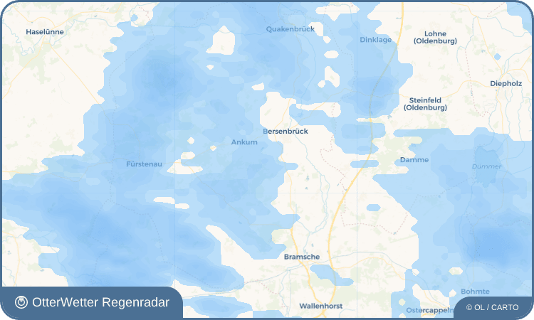 Wetter-Widget-Vorschau mit Vorhersagedaten für Brickwedde