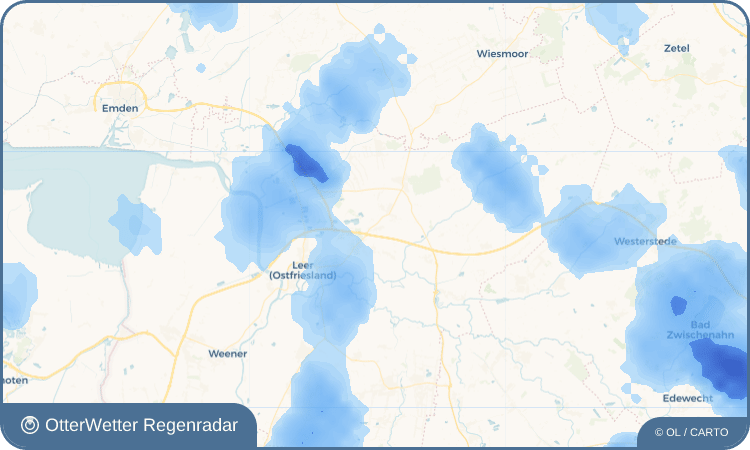 OtterWetter Regenradar-Widget Brinkum