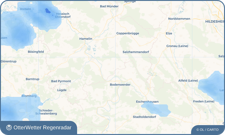 OtterWetter Regenradar-Widget Brockensen