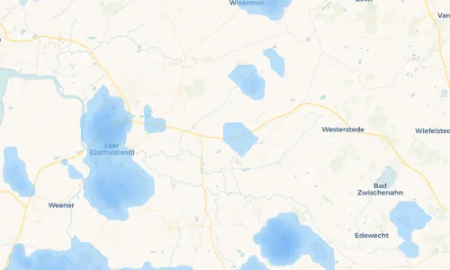 Regenradar Vorschaubild - Aktuelle Niederschläge in Brückenfehn und Umgebung