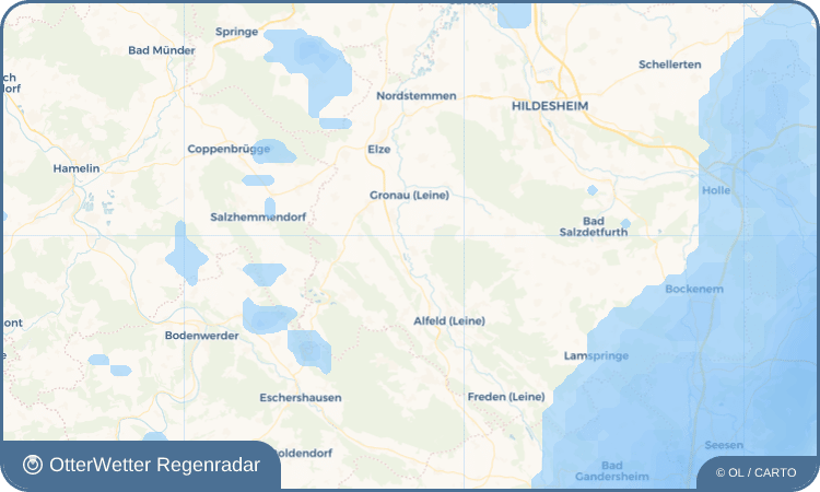 Widget-Vorschau für Brüggen Wetter-Widget-Vorschau mit Vorhersagedaten für Brüggen