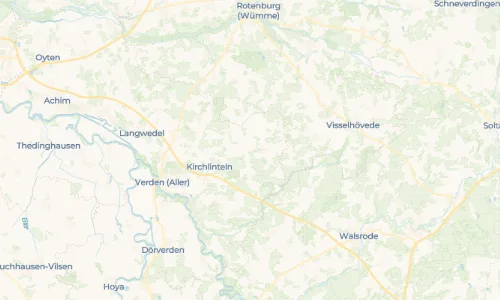 Regenradar Brunsbrock: aktuelle Niederschläge in Brunsbrock und Umgebung, Stand 19. Oktober 2026 um 21:45 Uhr