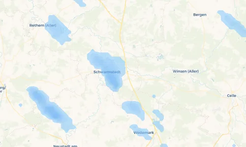 Regenradar Vorschaubild - Aktuelle Niederschläge in Buchholz (Aller) und Umgebung