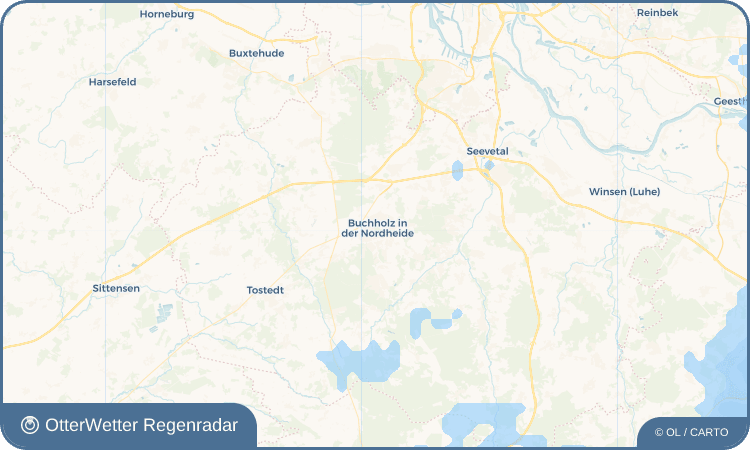 Wetter-Widget-Vorschau mit Vorhersagedaten für Buchholz in der Nordheide