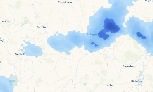 Regenradar Vorschaubild - Aktuelle Niederschläge in Buchhorst und Umgebung