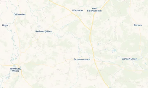 Regenradar Vorschaubild - Aktuelle Niederschläge in Büchten und Umgebung