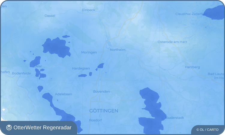 OtterWetter Regenradar-Widget Bühle