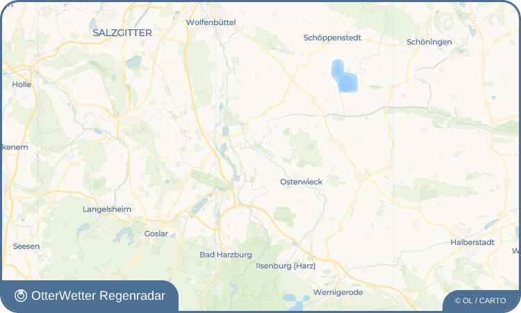 OtterWetter Regenradar-Widget Bühne