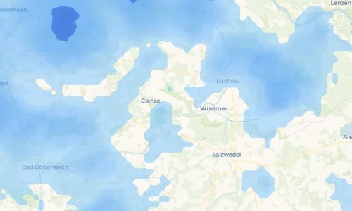 Regenradar-Vorschau: aktuelle Niederschläge in Bülitz und Umgebung