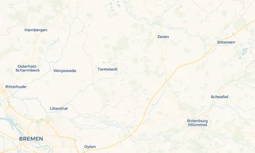 Regenradar-Vorschau: aktuelle Niederschläge in Bülstedt und Umgebung