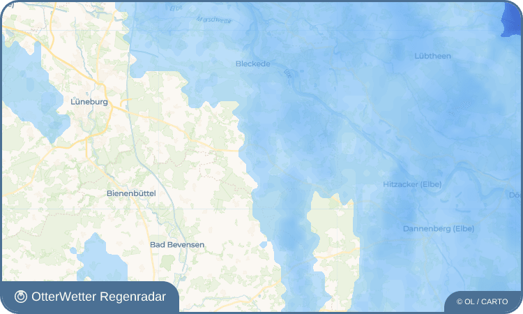 OtterWetter Regenradar-Widget Buendorf