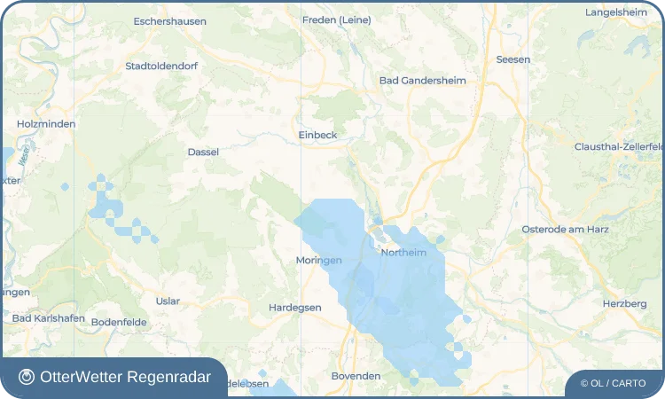 Widget-Vorschau für Buensen Wetter-Widget-Vorschau mit Vorhersagedaten für Buensen