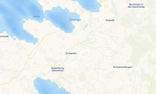 Regenradar Vorschaubild - Aktuelle Niederschläge in Büschelskamp und Umgebung