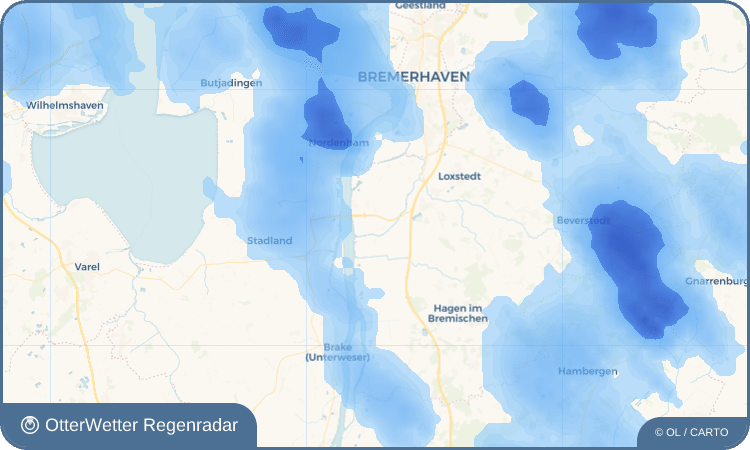 OtterWetter Regenradar-Widget Büttel