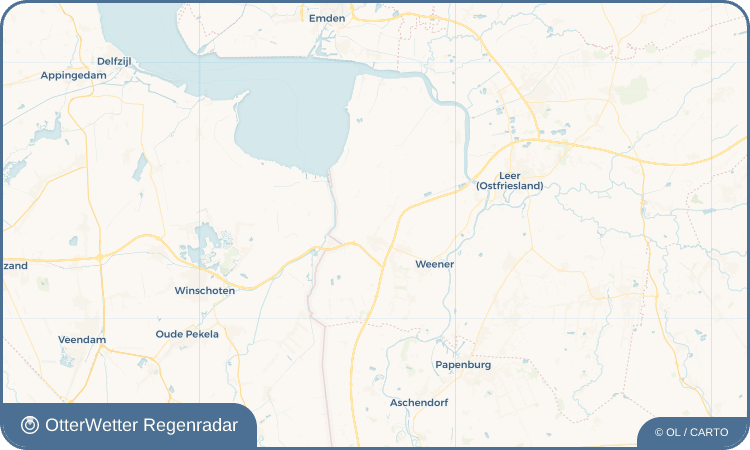 OtterWetter Regenradar-Widget Bunderhee