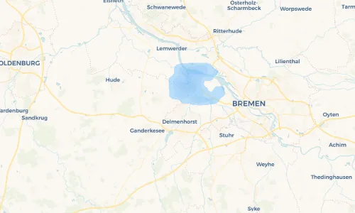 Regenradar Vorschaubild - Aktuelle Niederschläge in Bungerhof und Umgebung