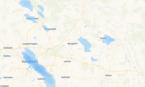 Regenradar Vorschaubild - Aktuelle Niederschläge in Burgdorf und Umgebung