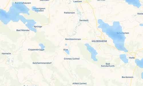 Regenradar Vorschaubild - Aktuelle Niederschläge in Burgstemmen und Umgebung