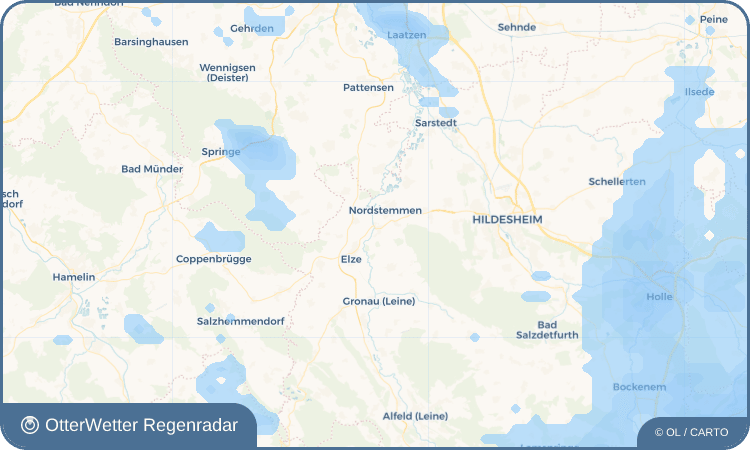 OtterWetter Regenradar-Widget Burgstemmen