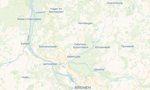 Regenradar Vorschaubild - Aktuelle Niederschläge in Buschhausen und Umgebung