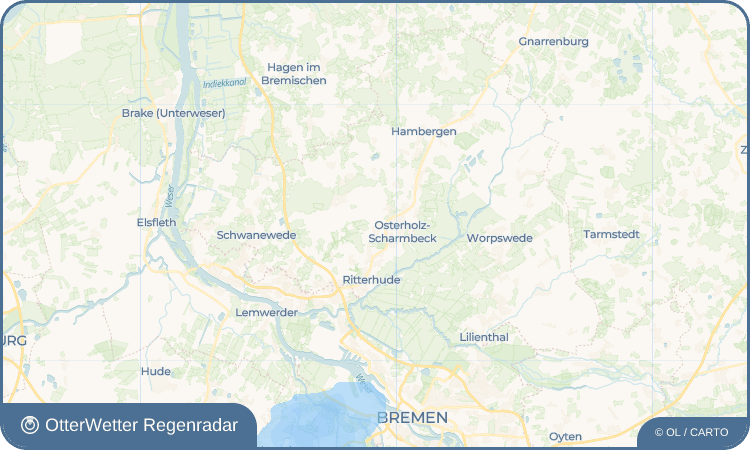 OtterWetter Regenradar-Widget Buschhausen