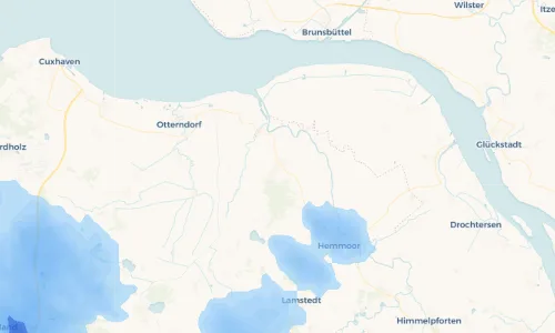 Regenradar Vorschaubild - Aktuelle Niederschläge in Cadenberge und Umgebung