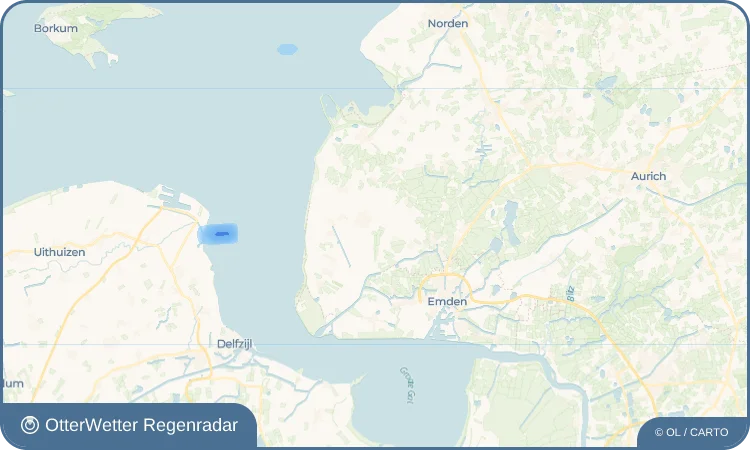 Widget-Vorschau für Canum Wetter-Widget-Vorschau mit Vorhersagedaten für Canum