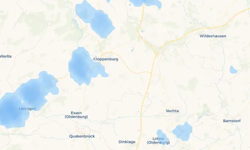 Regenradar Vorschaubild - Aktuelle Niederschläge in Cappeln (Oldenburg) und Umgebung