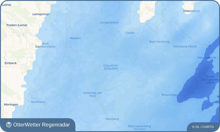 Widget-Vorschau für Clausthal-Zellerfeld Wetter-Widget-Vorschau mit Vorhersagedaten für Clausthal-Zellerfeld