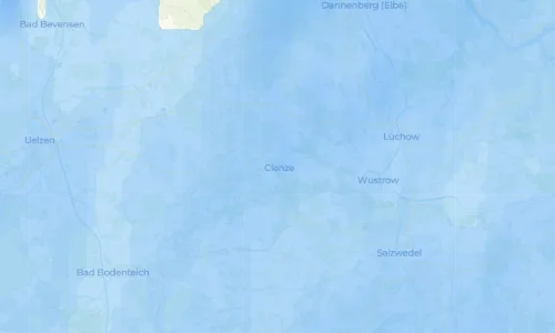 Regenradar Vorschaubild - Aktuelle Niederschläge in Clenze und Umgebung