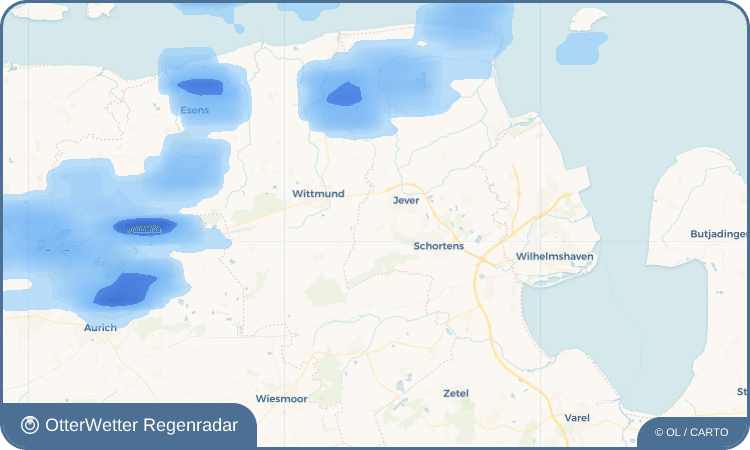 OtterWetter Regenradar-Widget Cleverns