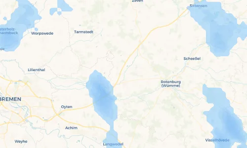 Regenradar Vorschaubild - Aktuelle Niederschläge in Clüversborstel und Umgebung