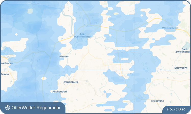 OtterWetter Regenradar-Widget Collinghorst