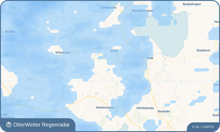 Wetter-Widget-Vorschau mit Vorhersagedaten für Collstede