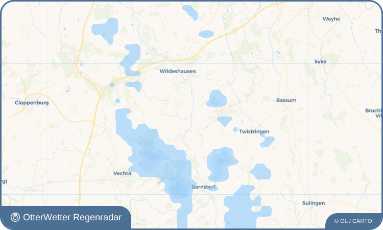 OtterWetter Regenradar-Widget Colnrade