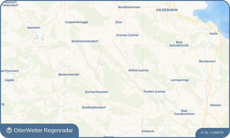OtterWetter Regenradar-Widget Coppengrave