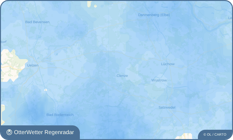 Wetter-Widget-Vorschau mit Vorhersagedaten für Corvin