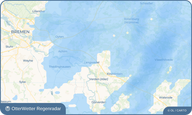 Widget-Vorschau für Dahlbrügge Wetter-Widget-Vorschau mit Vorhersagedaten für Dahlbrügge