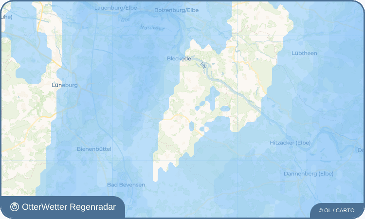 OtterWetter Regenradar-Widget Dahlem