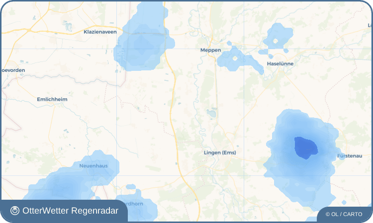 OtterWetter Regenradar-Widget Dalum