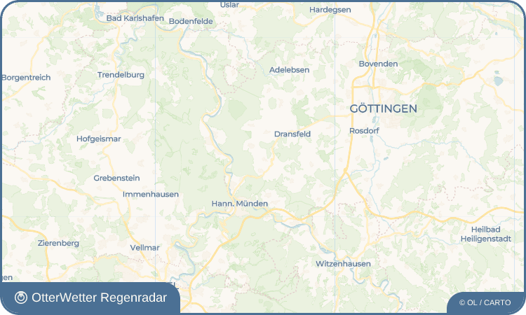 OtterWetter Regenradar-Widget Dankelshausen