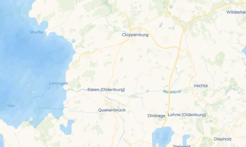 Regenradar Vorschaubild - Aktuelle Niederschläge in Darrel und Umgebung
