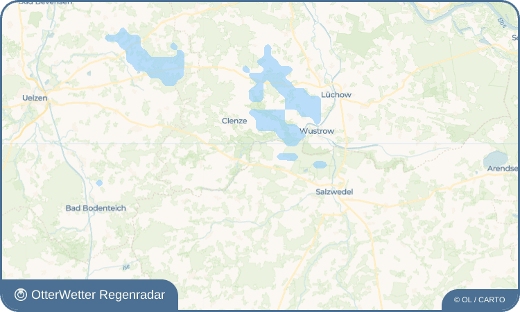 Widget-Vorschau für Darsekau Wetter-Widget-Vorschau mit Vorhersagedaten für Darsekau