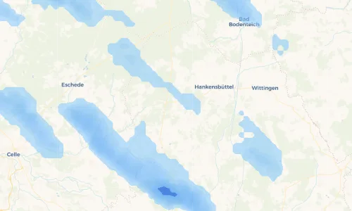 Regenradar Vorschaubild - Aktuelle Niederschläge in Dedelstorf und Umgebung